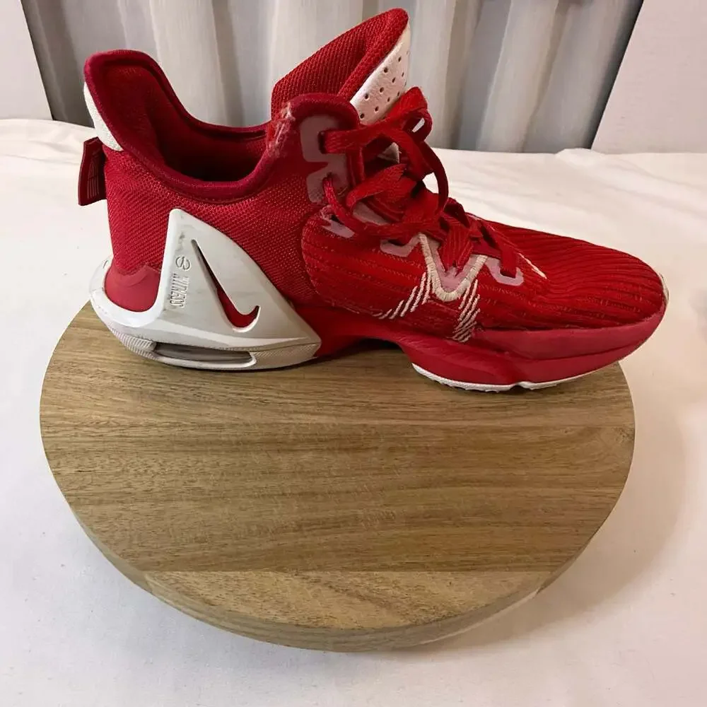 Nike LeBron Witness 6 University Red White Basketball Shoes